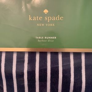 NWT Kate French Navy Harbour Drive table runner